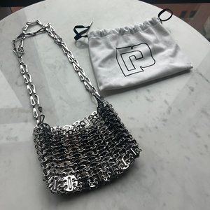 Paco Rabanne Iconic Silver Nano 1969 Bag